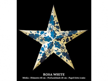 Candeeiro Estrela Starlightz Rosa White